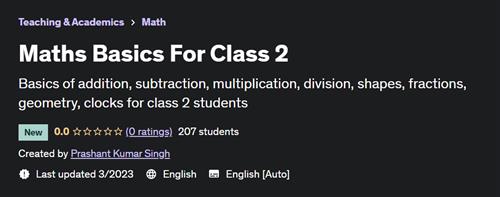Maths Basics For Class 2