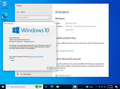 Windows 10 Pro 22H2 build 19045.2728 Preactivated Multilingual March  2023