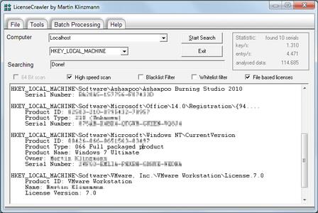 LicenseCrawler 2.9.2742 Multilingual + Portable