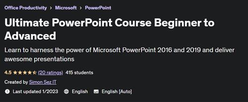 Ultimate PowerPoint Course Beginner to Advanced