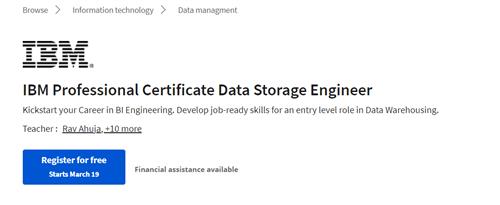 Coursera - IBM Data Warehouse Engineer Professional Certificate