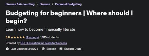 Budgeting for beginners - Where should I begin