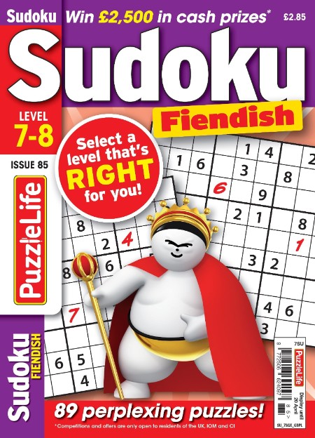 PuzzleLife Sudoku Fiendish – 16 March 2023