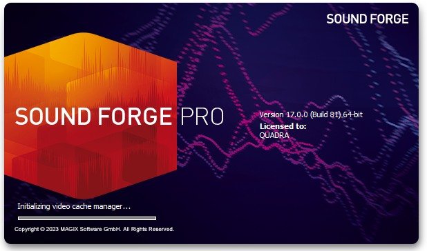 MAGIX SOUND FORGE Pro v17.0.1.85 (x64) Multilingual