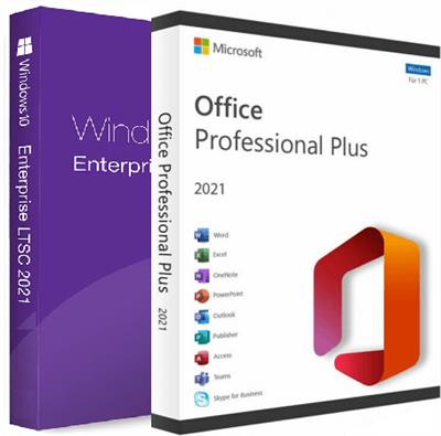 Windows 10 Enterprise LTSC 2021 21H2 Build 19044.2728 With Office 2021 Pro Plus Multilingual  Preactivated