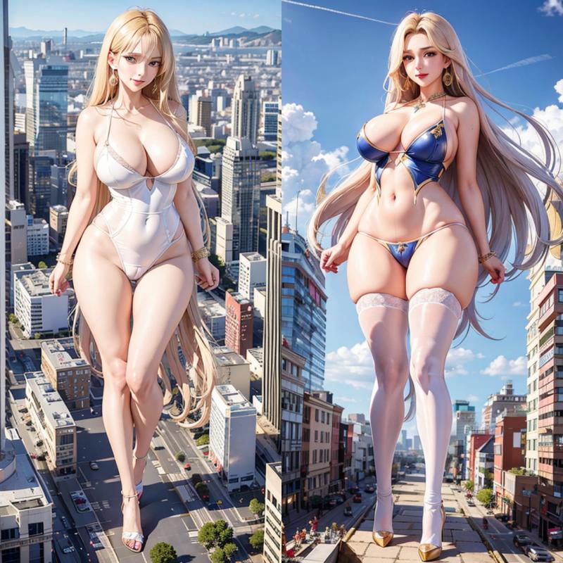 Yasu-tsuyokute - Giant Goddess 3D Porn Comic