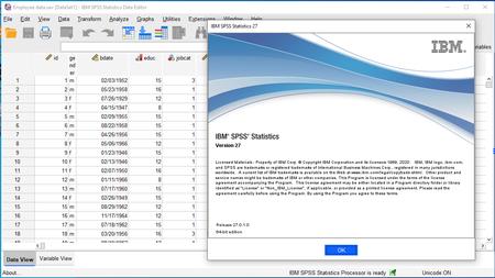 IBM SPSS Statistics 27.0.1 IF027 (x64) D119b58a94ccb9f7f59b20183ff45174