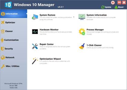 Yamicsoft Windows 10 Manager 3.7.8 Multilingual