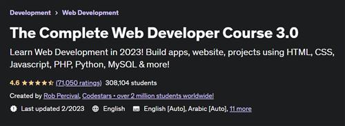 The Complete Web Developer Course 3.0