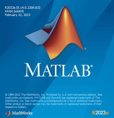 MathWorks MATLAB R2023a v9.14.0.2206163  (x64) F9201ad9782b9307fb2bdd110b70a6b1
