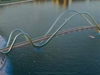 У Києві відновили будівництво унікального мосту-хвилі сквозь Дніпро, 300 тонн сталі було виплавлено на "Азовсталі"