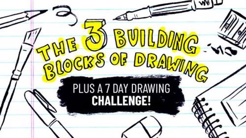 The 3 Building Blocks of Drawing & a 7 Day Challenge for Quick Growth –  Download Free