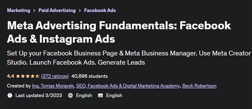 Meta Advertising Fundamentals - Facebook Ads & Instagram Ads