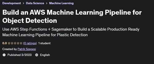 Build an AWS Machine Learning Pipeline for Object Detection
