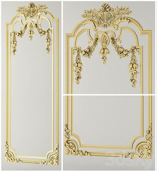 Adorner de10 3d model for interior design