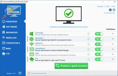 Advanced Password Recovery Suite 2.0.0 Multilingual –  Free Download