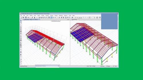 CSI ETABSV19 steel structure analysis and design