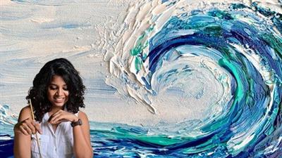 Painting Impasto Waves Landscape - In 3 Easy  Steps