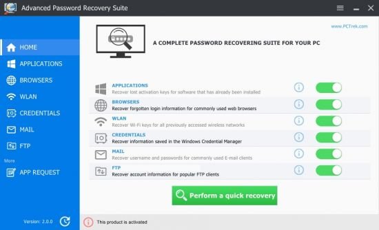 Advanced Password Recovery Suite v2.0.0 Multilingual