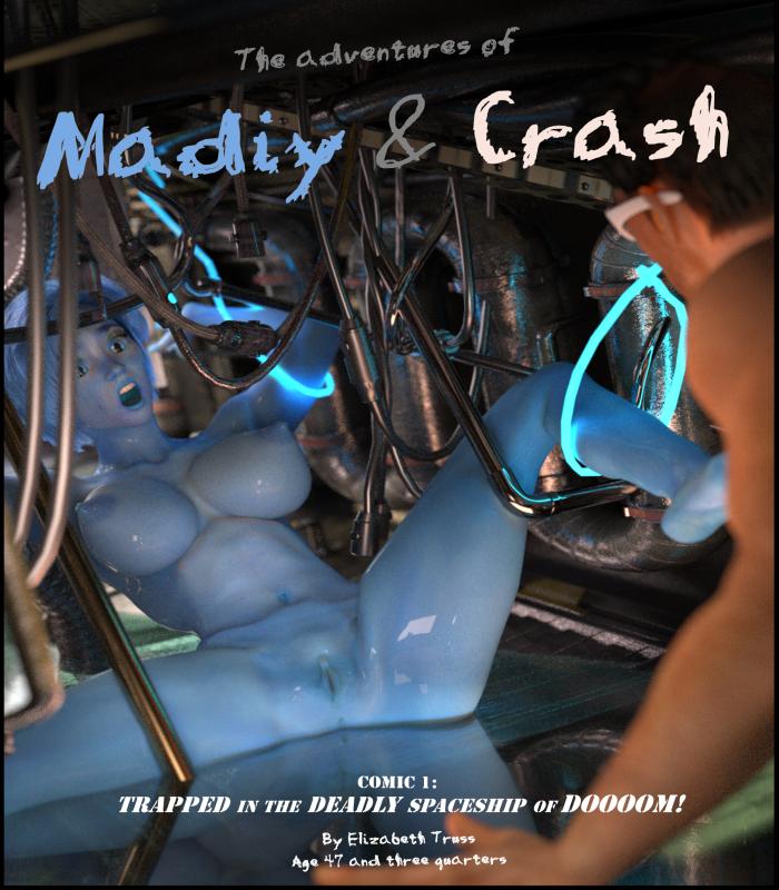 The Adventures of Madiy and Crash: Trapped in the Deadly Spaceship of Doom! Porn Comic