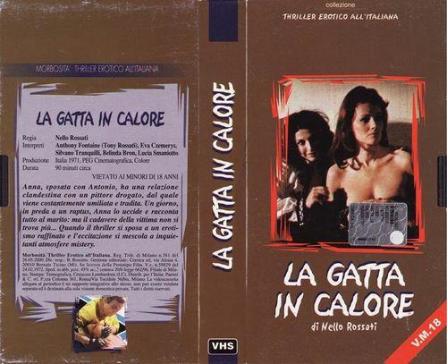 La gatta in calore / Мартовская кошка (Nello Rossati, Peg Produzione, Rewind Film) [1972 г., Erotic, Crime, VHSRip]