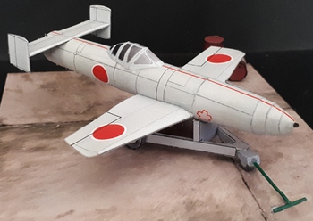 Самолет-снаряд Ohka MXY-7 (Paperdiorama)