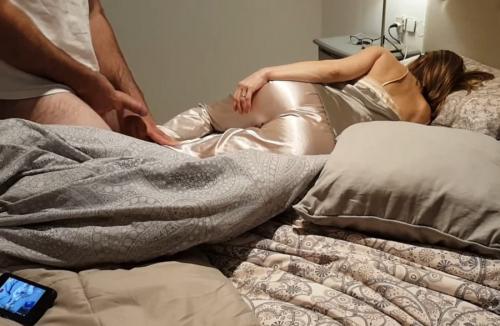  Maria Silk - Sex With Sleeping Wife in Silk Pajamas 
