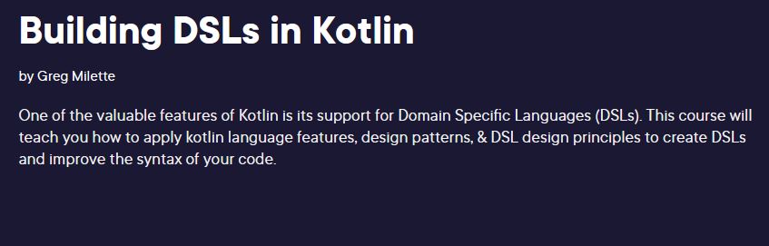 Building DSLs in Kotlin