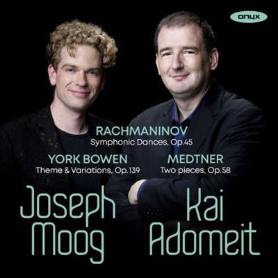 Joseph Moog & Kai Adomeit - Rachmaninoff, York Bowen & Medtner (2023) [Official Digital  Download 24/48]