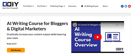 Geoff Cudd – AI Writing Course for Bloggers & Digital Marketers 2023