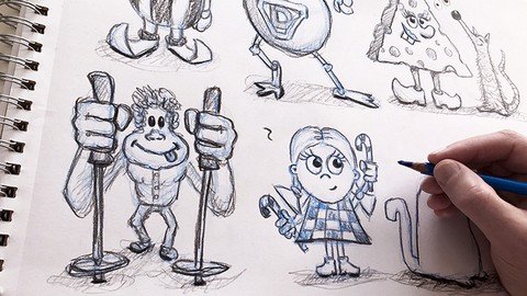 Easy Drawing Cartoony Characters –  Download Free