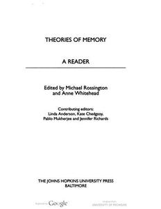 Theories of Memory A Reader