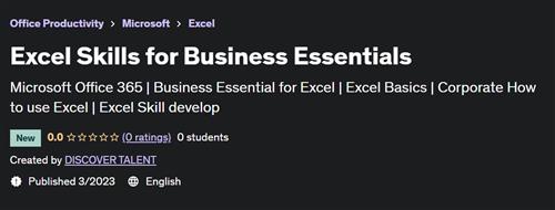 Excel Skills for Business Essentials –  Download Free