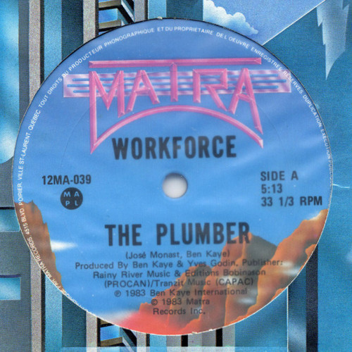 Workforce - The Plumber (Vinyl, 12'') 1983 (Lossless)