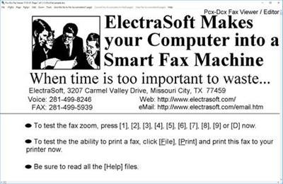 ElectraSoft Pcx-Dcx Fax Viewer 23.03.25