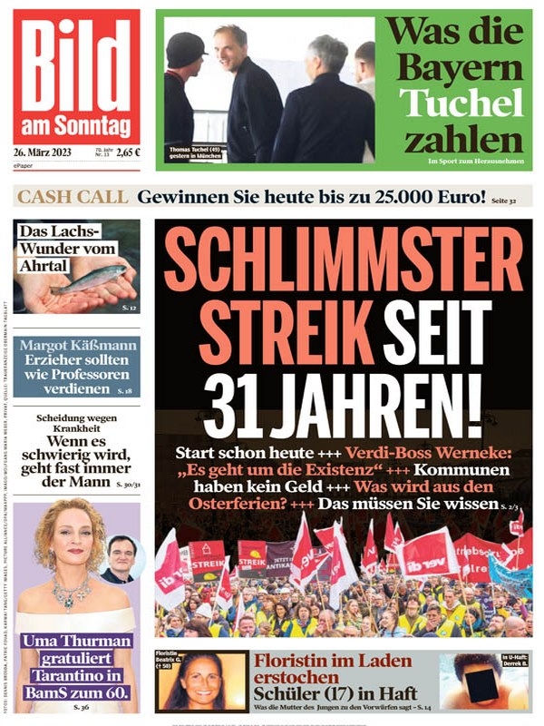 Bild am Sonntag - 26. März 2023