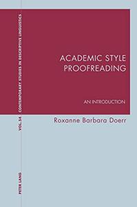 Academic Style Proofreading An Introduction