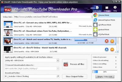ChrisPC VideoTube Downloader Pro 14.23.0325  Multilingual 6ca9ae2f071d0b2e72a08bd4a2c51ffc
