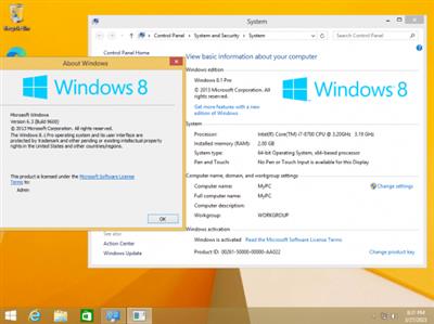 Windows 8.1 Pro/Enterprise Build 9600 Multilingual Preactivated  March 2023