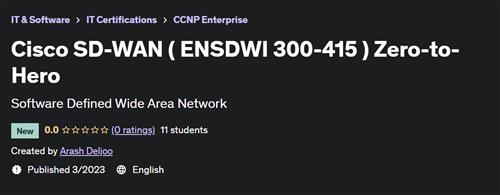 Cisco SD-WAN ( ENSDWI 300-415 ) Zero-to-Hero