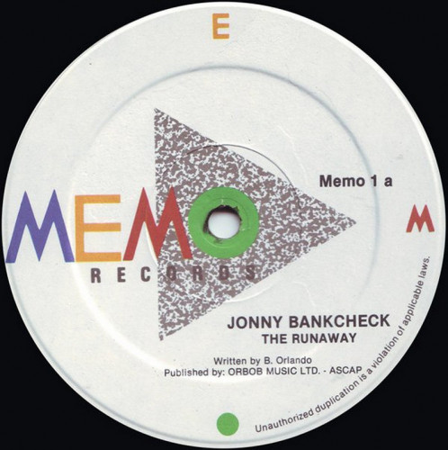 Jonny Bankcheck - The Runaway (Vinyl, 12'') 1983 (Lossless)