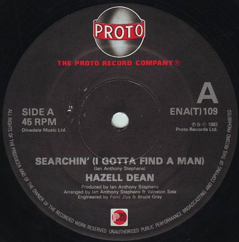 Hazell Dean - Searchin' (I Gotta Find A Man) (Vinyl, 12'') 1983 (Lossless)