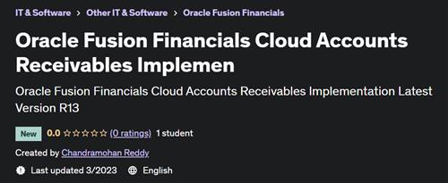 Oracle Fusion Financials Cloud Accounts Receivables Implemen