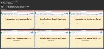 Learn Google Apps Script: From Level  Zero D821b7d6c2c1ed3e59b34a9ba8f2d0fc