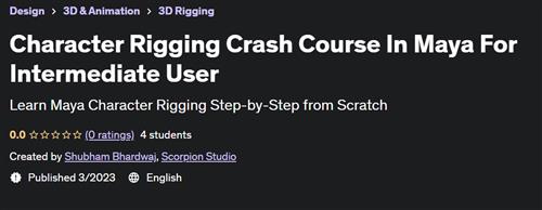 Character Rigging Crash Course In Maya For Intermediate User