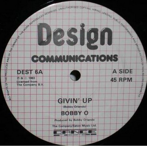 Bobby O - I Cry For You / Givin' Up (Vinyl, 12'') 1983 (Lossless)