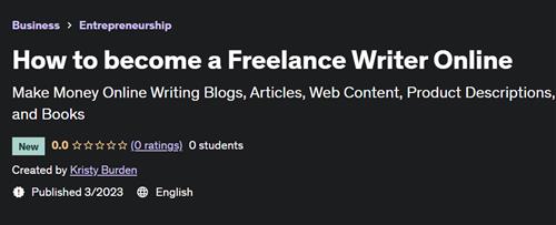 How to become a Freelance Writer Online