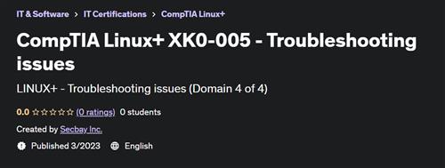 CompTIA Linux+ XK0-005 – Troubleshooting issues