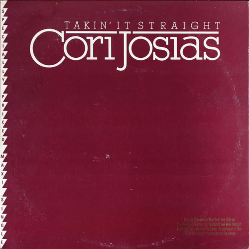 Cori Josias - Takin' It Straight (Vinyl, 12'') 1983 (Lossless)