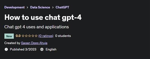 How to use chat gpt-4